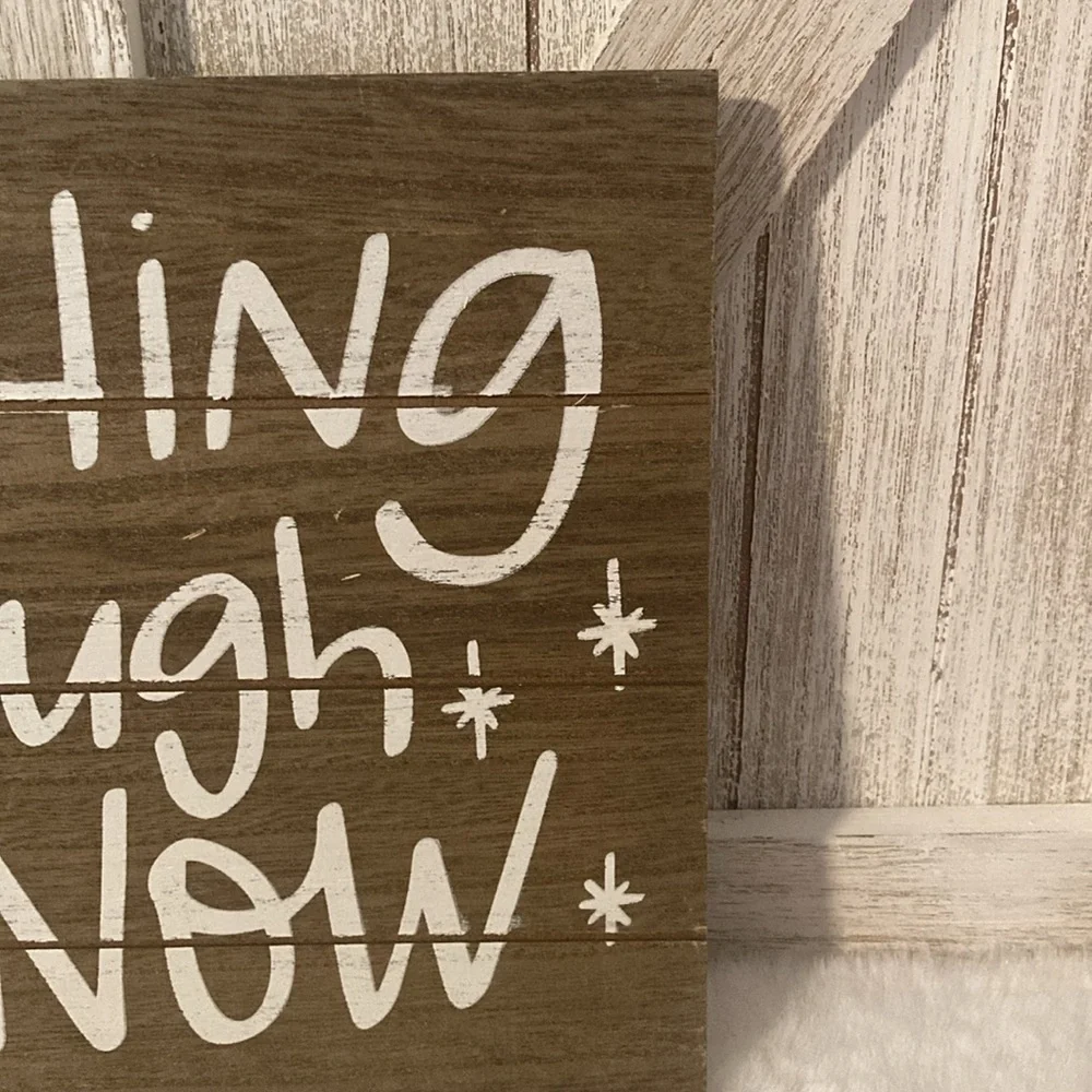 Target BP 2019 Christmas Dashing Through the Snow Hanging Sign